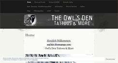 Desktop Screenshot of owlsdentattoos.com
